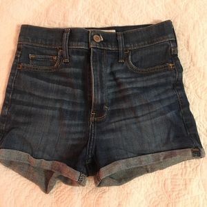 Hollister High Waisted Denim Shorts